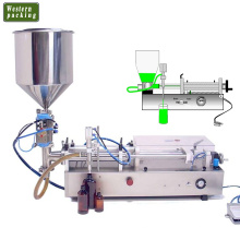 Machine de remplissage de sauce miel liquide semi-automatique, machine à remplissage semi-automatique, machine à remplissage liquide manuel